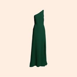 Reformation Evelyn Dress - Emerald Green, Size 6